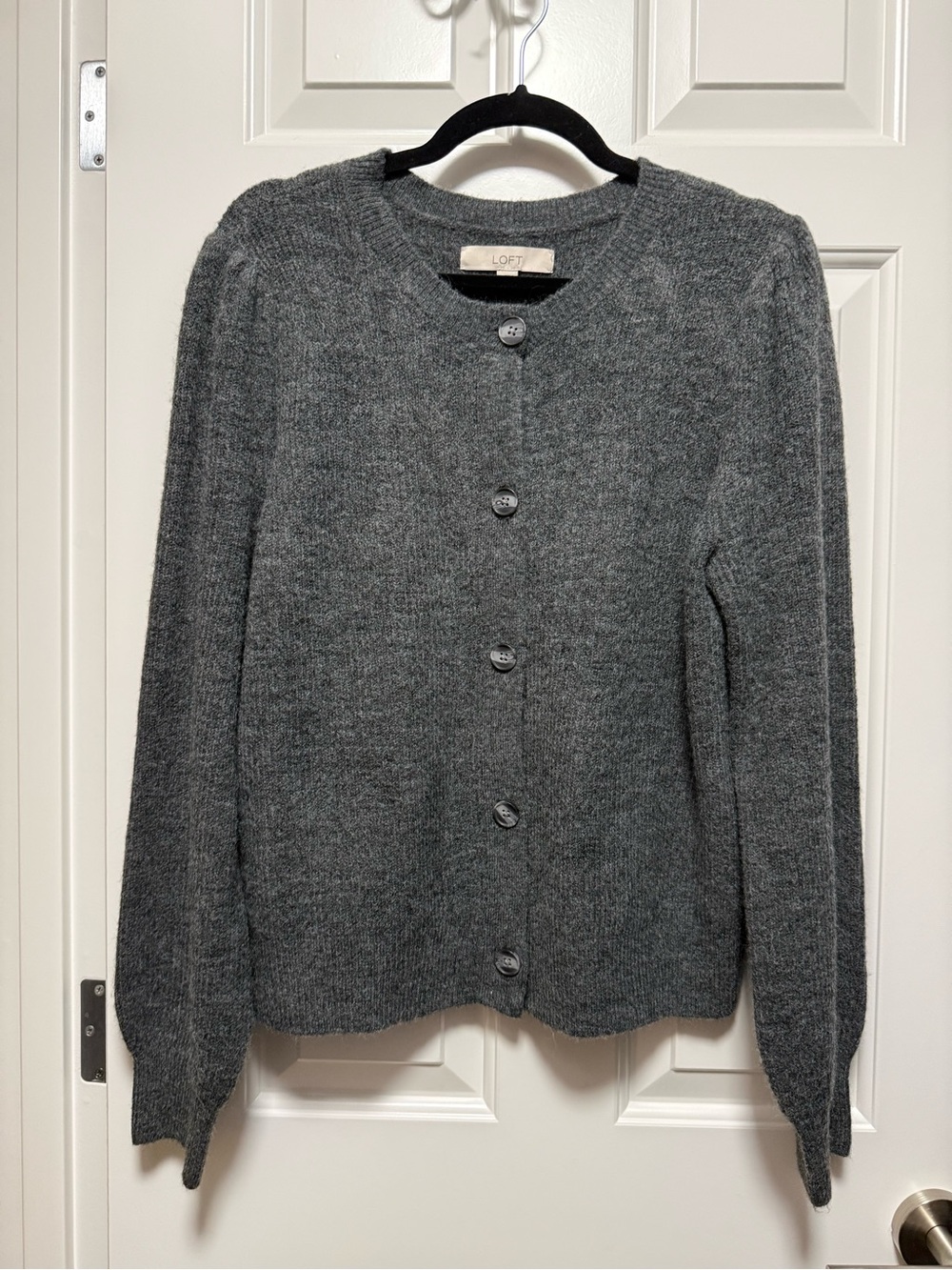 Loft Fuzzy Cardigan Sweater